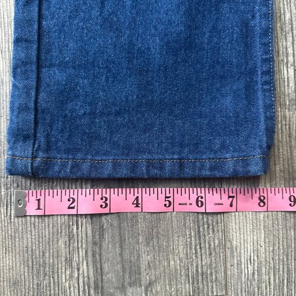 Wrangler Mens Cowboy Cut Slim Fit 32x32 Jeans Denim Indigo Western Modern Work - Picture 7 of 9